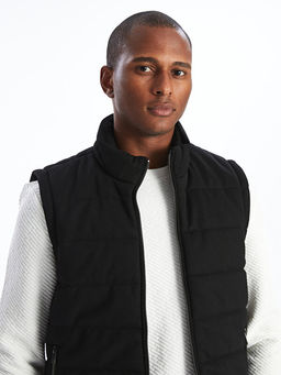 Slim Fit Dik Yaka Erkek ?i?me Yelek