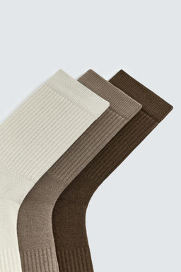 RIB SOCKS 3-PACK - Zara фото 3