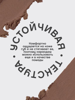 Vivienne Sabo Карандаш для губ Jolies Levres тон 403 холодный коричневый  фото 4