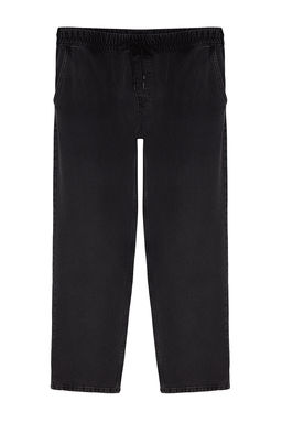 TRENDYOL MAN Siyah %100 Pamuk Regular Fit Beli Lastikli Jeans Bol Kot Pantolon TMNAW24JE00025 - Trendyolmilla фото 14