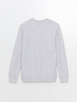 Bisiklet Yaka Uzun Kollu Erkek Sweatshirt - Waikiki фото 2