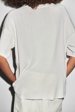 OVERSIZE PLAIN KNIT TOP - Zara фото 4