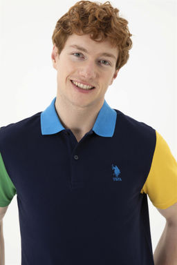 Мужская темно-синяя футболка - U.s. polo assn фото 2