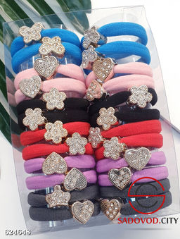 Резинки для волос, 24 шт - Bruno фото 2