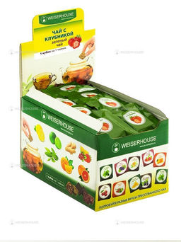 Зеленый с клубникой кубики 5-7гр, ШТ 1упХ50 шт