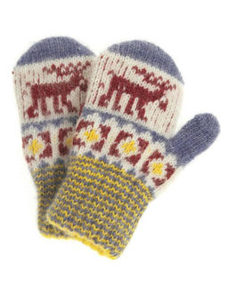Варежки детские "Лось" 0205-11