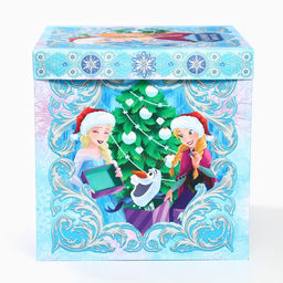 Коробка складная новогодняя Сказочного Нового года, 30 ? 30 ? 30 см