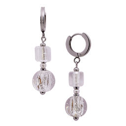 Серьги из муранского стекла WHITE BERRY LC3470