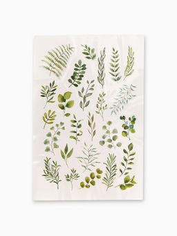 Цена за 2 шт. Пасхальный декор для кулича и яиц Листья, краска, фольга, свеча, ободок, украшение, перчатки