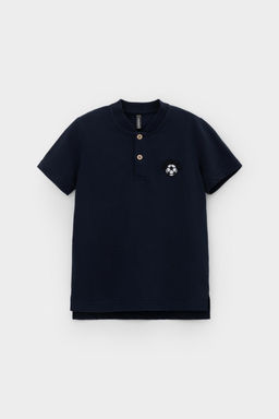 Crockid _ КР 302405-1/индиго к534 фуфайка (футболка) для мал