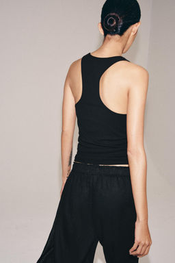 TOP ALGOD?N SUPIMA® / Negro - Zara фото 3