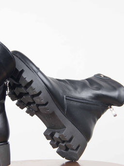 Ботинки 233.sandra черный/Шерсть