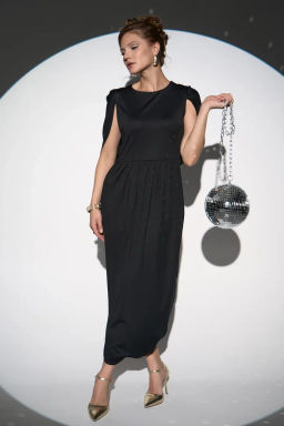 Платье Грация (черный) - Эльза фото 9