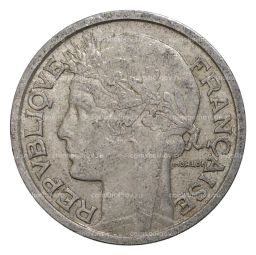 Монета 2 франка 1947 года Франция