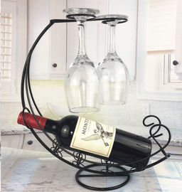 Подставка для вина и 2х фужеров Корабль Блэк/ GB-T-3325 /уп 30/металл