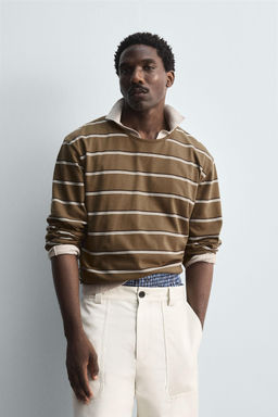 STRIPED JACQUARD T-SHIRT - Zara фото 2