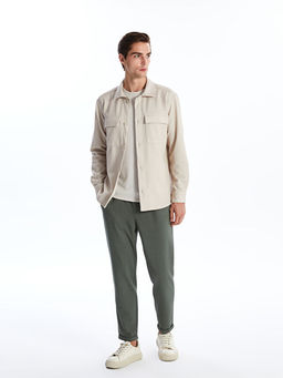 Regular Fit Uzun Kollu Erkek G?mlek Ceket