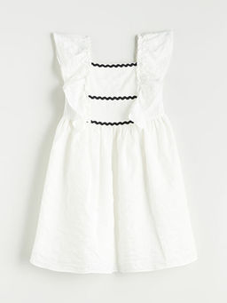 Kare Yaka K?z ?ocuk Elbise