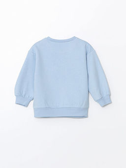 Bisiklet Yaka Elsa Bask?l? K?z Bebek Sweatshirt - Waikiki фото 3