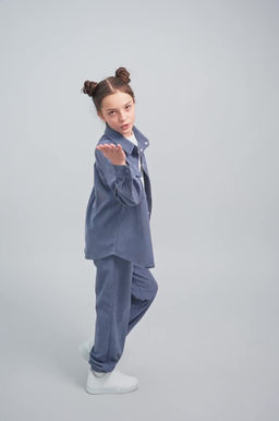 Вельветовый костюм для девочки Happyfox