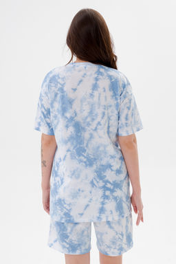 Костюм из кулирки унисекс дым голубой макси - Амадэль фото 20