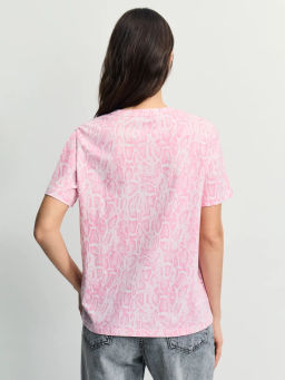 Футболка из хлопка с принтом / Zarina  фото 5