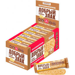 К-ф. Добрый злак Мульт батончик с белым шоколадом 19г*24
