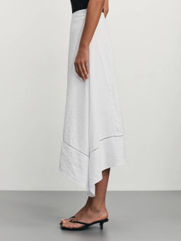 Юбка миди из вискозы с перфорацией / Zarina  фото 4