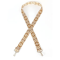 Плечевой ремень (стропа) ADEL-239/регулируемый, макс длина 150см, бежевый ромб 265779