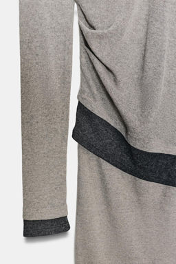 LONG DOUBLE-EFFECT DRESS - Zara фото 6