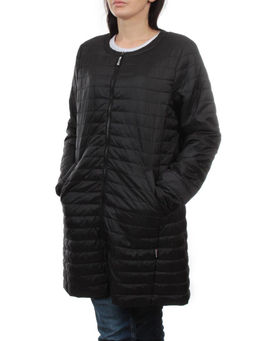 K-528 BLACK Куртка демисезонная стеганая женская (70 гр. холлофайбер) - Fashion фото 5