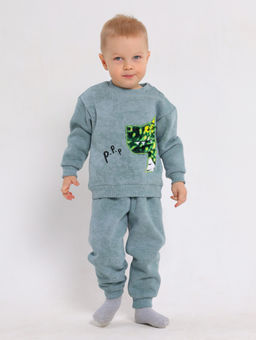 Костюм для мальчика с начесом Футер - Оптима фото 8