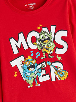 Bisiklet Yaka Erkek ?ocuk Pijama ?st