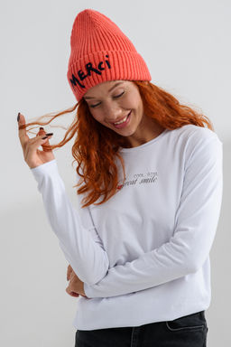 8513 Футболка с длинным рукавом женская