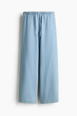 Pantal?n ancho con cintura paper bag - H&m фото 8