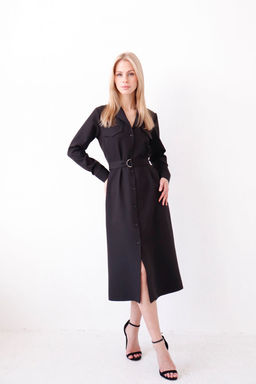 Платье-рубашка с английским воротником - Martichelli фото 226