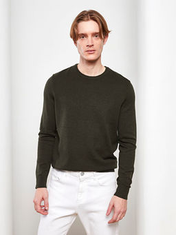 Bisiklet Yaka Erkek Triko Kazak