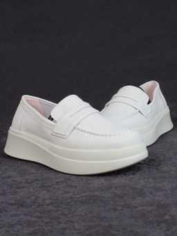 03-PDD171-5 LT. GREEN Полуботинки женские (натуральная кожа)