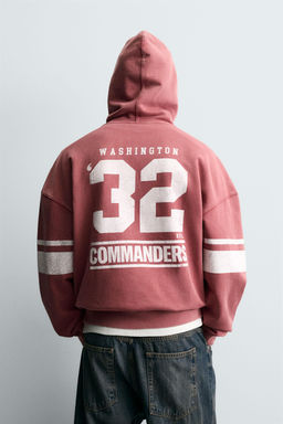 NFL WASHINGTON COMMANDERS HOODIE - Zara фото 3