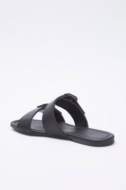 Trendyol Shoes Siyah Kemer Toka Detayl? Cift Bantl? Kad?n Terlik TAKSS25TE00031 - Trendyolmilla фото 5