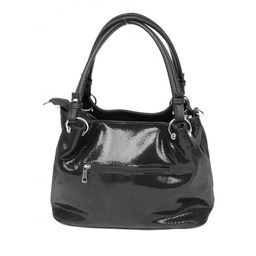 Сумка женская натуральная кожа ADEL-177 (отделка ИСК/КОЖА), 1отд+кар/пер, черный 261758 - Adelia фото 2