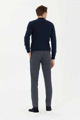 Мужские темно-синие брюки из плотной ткани - U.s. polo assn фото 11