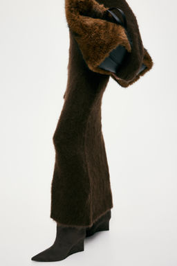 Vestido en mezcla de mohair con espalda cut-out - H&m фото 9