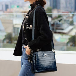 KAIDIFEINIROO Сумка женская с двумя ремнями 8172 фото 7