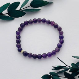 Браслет со вставкой из Аметиста