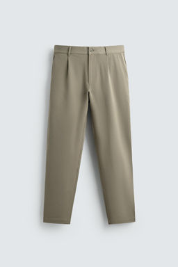 PANTAL?N STRAIGHT FIT CONFORT / Khaki claro - Zara фото 7