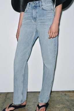 JEANS ZW COLLECTION RECTOS TIRO BAJO / Azul claro - Zara фото 2