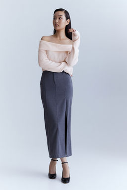 Jersey off-the-shoulder - H&m фото 2