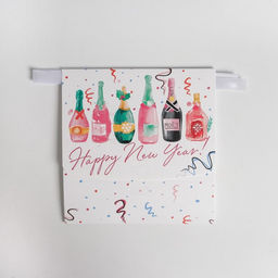 Складная коробка подарочная Шампанское, 16.5 х 12.5 х 5 см, БЕЗ ЛЕНТЫ - Дарите счастье фото 6