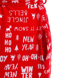 Халат домашний женский KAFTAN Give joy, размер 40-42, красный